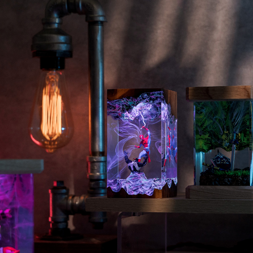 Spider-Man VS Venom Resin Lamp