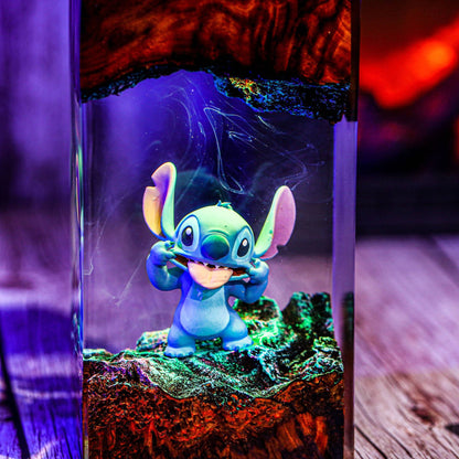 Stitch Resin Lamp