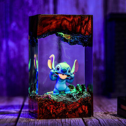 Stitch Resin Lamp
