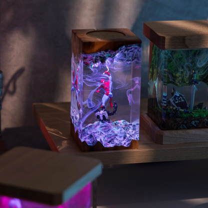 Spider-Man VS Venom Resin Lamp