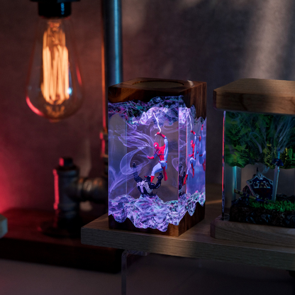 Spider-Man VS Venom Resin Lamp